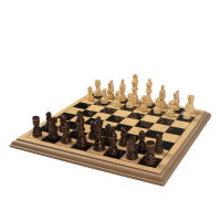 COLORBABY - Juego de ajedrez clásico de madera, tablero 30x30 cm, set de 33 piezas, 2 jugadores, juguete educativo, ajedrez para niños y adultos, +6 años - details 1