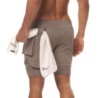 Shorts Deportivos Para Hombre 2 En 1 Running Bottoms De Playa Fitness Entrenamiento Verano Shorts De Correr - details 20