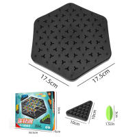 Juego De Tablero Territorio Captura Divertido Juego De Cadena Triangulo Geometría Ajedrez Puzzle Interacción Familiar Juguete Para Desarrollar Pensamiento Y Cooperación 2-4 Jugadores - details 10