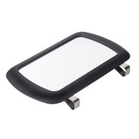 Espejo De Maquillaje Portátil Para Coche Espejo Interior Universal De Acero Inoxidable Con Visera Anti-Sol Espejo Cosmético HD Para Interiores Del Coche - details 10