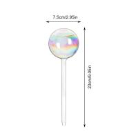 Bulbos De Rociado Automático Para Plantas Vidrio Rainbow Gradient Color Transparente Herramienta De Riego De Maceta Self Watering - details 14