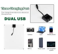 Kit De Placa Solar 1000W 12V Con Controlador 10A-100A Para Teléfono RV Car Caravana Camping Al Aire Libre Batería Compatible Con USB 5V DC 18V - details 0