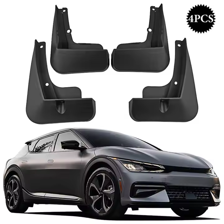 4 guardabarros para Kia EV6 2023, guardabarros delanteros y traseros, accesorios para coche. - 1