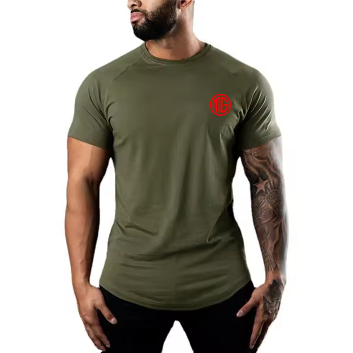 Camiseta Deportiva de Algodón Muscleguys Camiseta Casual Transpirable para Entrenamiento y Exercicio Ropa de Gimnasio de Alta Calidad - 1