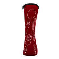 Bolsa De Almacenamiento De Juego De Cubiertos Portátil Para Viaje Y Camping Bolsa Para Cuchillos Cucharas Y Tenedores - details 6