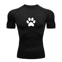 Camiseta De Entrenamiento Rápida Para Hombres Camiseta De Compresión Transpirable Con Mangas Cortas Para Fitness Y Correr - details 3