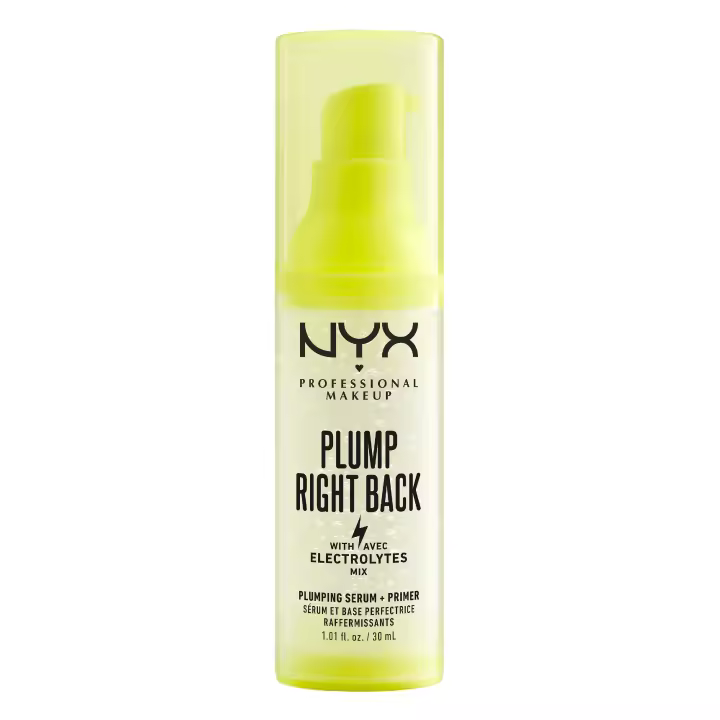 NYX Professional Makeup | Plump Right Back primer y sérum: Añade hidratación y volumen a tus labios con este primer y sérum, imprescindible para un look fashion. Obtén unos labios más llenos y suaves que complementarán tu maquillaje - 1