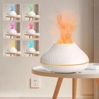 Humidificador, humidificador con efecto de llama USB, difusor de aroma de 130 ml con luz nocturna de 7 colores - details 3