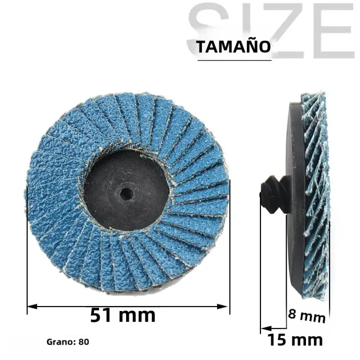 Discos De Abrazadera 50mm 2/10pcs Para Limpieza De Pintura Y Metal Rust Eliminación De Madera Herramienta Rotativa De Cambio Rápido Para Pulido - 1