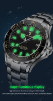 Reloj De Pulsera Mecánico PAGANI DESIGN Para Hombre Resistente Al Agua Cristal De Esmeril NH35A Automatico Con Calendario Completo Y Luz Nocturna - details 9