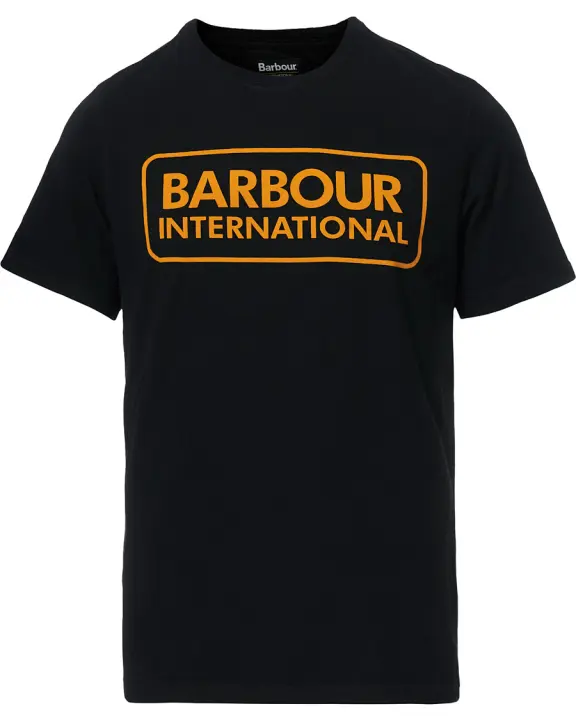 Barbour International Essential Large Logo T-Shirt Black - 1