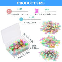 100pcs Agujas De Costura Para Vestidos Y Bordado Herramienta De Parches De Bordado Marcador De Agujas Para Posicionamiento De Costura Accesorios De Costura - details 3