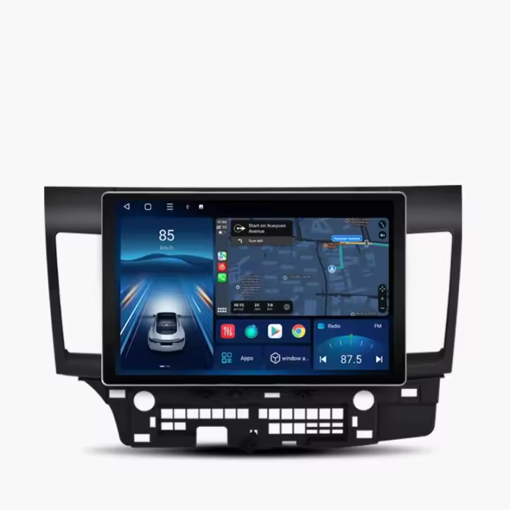 Junsun-reproductor Multimedia X7 MAX para coche Radio con Android CarPlay inalámbrico voz IA 2K 13.1 pulgadas para  Mitsubishi Lancer 2007 2008 2009 2010 2011 2012 2013 - 1
