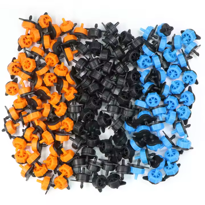 Sistema De Rociado Por Goteo Para Jardín 50PCS Conectores Rápidos De Agua Para Tubo De Riego 3/5mm Uso En Macetas Césped Invernadero - 1