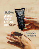 Wild Rain Cosmetics Protector Solar Facial con Color SPF 50+ - 50 ml, Ideal para Uso Diario con Protección Alta contra Rayos UV Kenia - details 1