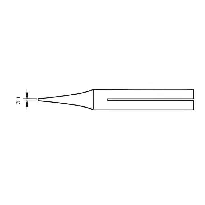 JBC Punta Soldador R05D 1mm para Soldadores 30S 40S SL202 SL2300 IN2100 - 1