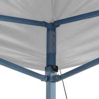 vidaXL Carpa plegable profesional acero blanco 3x6 m - details 2