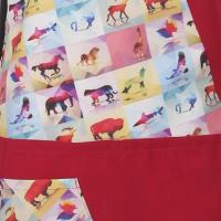 Casulla estampada con corte al bies Confecciones J. García - details 3