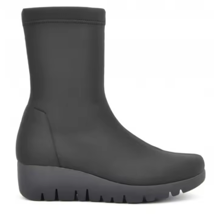 Paula urban botin de licra para mujer 19-856 color negro - 1