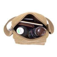 Bolso Bandolera De Lona Vintage Para Hombre Gran Capacidad Antirrobo Bolso Pequeño De Exterior Resistente Al Desgaste Monedero Negocios Bolsa De Hombro - details 4