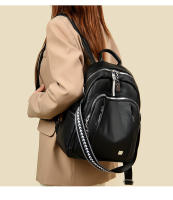 Mochila de cuero para Mujer, Bolso de un solo hombro, Bolso Escolar, Bolso de viaje de gran capacidad, Bolso casual de moda versátil - details 17