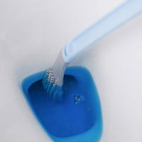Cepillo De Inodoro De Silicona Con Cabeza De Golf Limpieza Eficiente Sin Esquinas Muertas Para Baño Y Casa Múltiples Colores - details 10