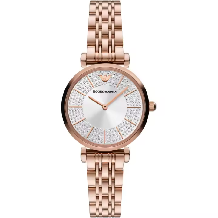 Emporio Armani Reloj Mujer AR11446, con calendario, Incluye Caja Original, Diámetro: 32MM - 1