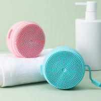 Cepillo De Baño Portátil Con Estuche De Jabón Y Esponja De Silicona Cepillo De Masaje Para El Cuerpo Y El Cabello Herramienta De Limpieza Personalizada - details 4