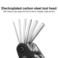 Kit De Reparación De Bicicleta X-TIGER 16 En 1 Multiherramienta Con Palas Para Neumáticos De Bicicleta Llave De Hexagonal Y Métrica Herramientas Para Ciclismo - details 2