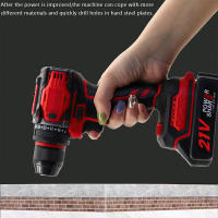 21V Taladro Inalámbrico , destornillador eléctrico recargable de 2 velocidades, Herramientas Eléctricas multifunción para el hogar, 25N.m para batería Makita de 21V - details 5