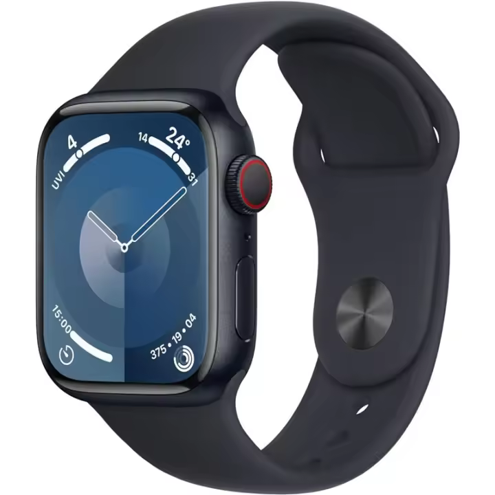 Apple Watch Series 9 GPS Celular 41 mm Ca Aluminio Midnight Sports Belt S/M - 1