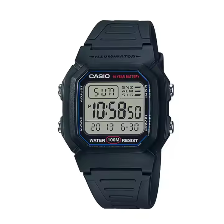 Reloj Casio Hombre Digital W-800h-1aves - 1