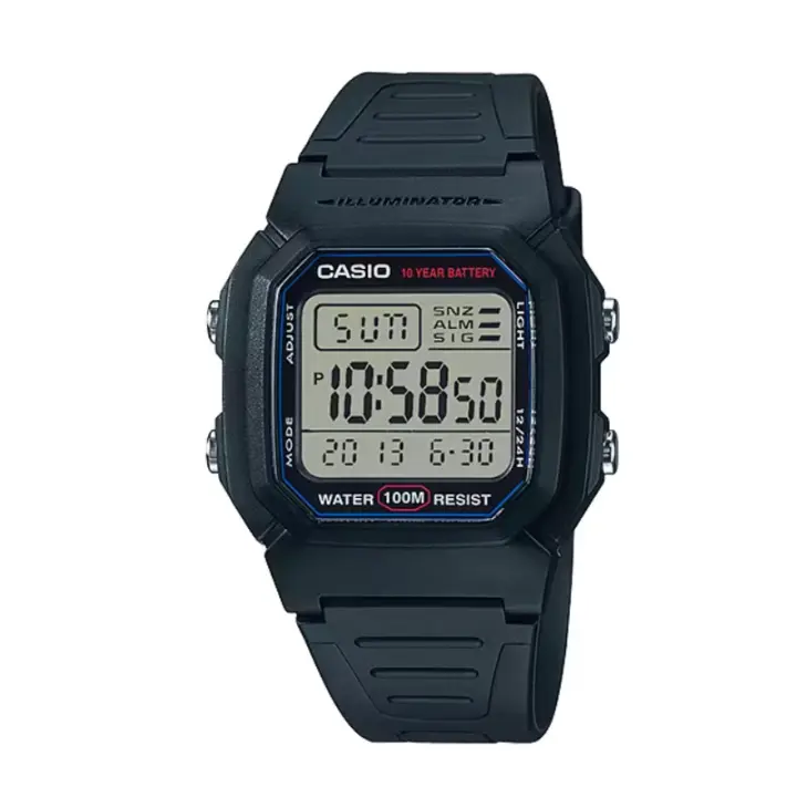 Reloj Casio Hombre Digital W-800h-1aves - 1
