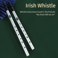 Flauta De Tin C Clásica Irlandesa Instrumento Musical Fácil De Aprender Perfecto Para Principiantes Key of C D Tin Whistle Penny Whistle - details 1