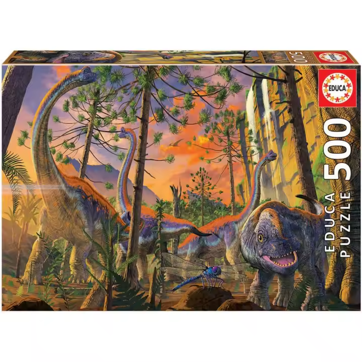 Educa - Curioso, Vincent HIE. Puzzle de 500 Piezas. Medida : 46 x 34 cm. Incluye Cola Fix Puzzle (19001) - 1