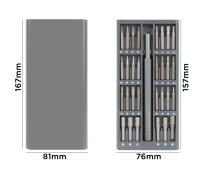 Juego De Destornilladores Precisión 25/63 En 1 Kit De Herramientas Profesionales Para Teléfonos PC Electrónicos Computadoras MacBook Con Bits Torx Hexagonales - details 6
