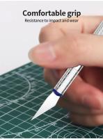 Cuchillo De Grabado De Metal Para Artesanía Y Escultura Herramienta De Corte Preciso Para Papel Y Reparación No Slip DIY Art Hobby - details 5