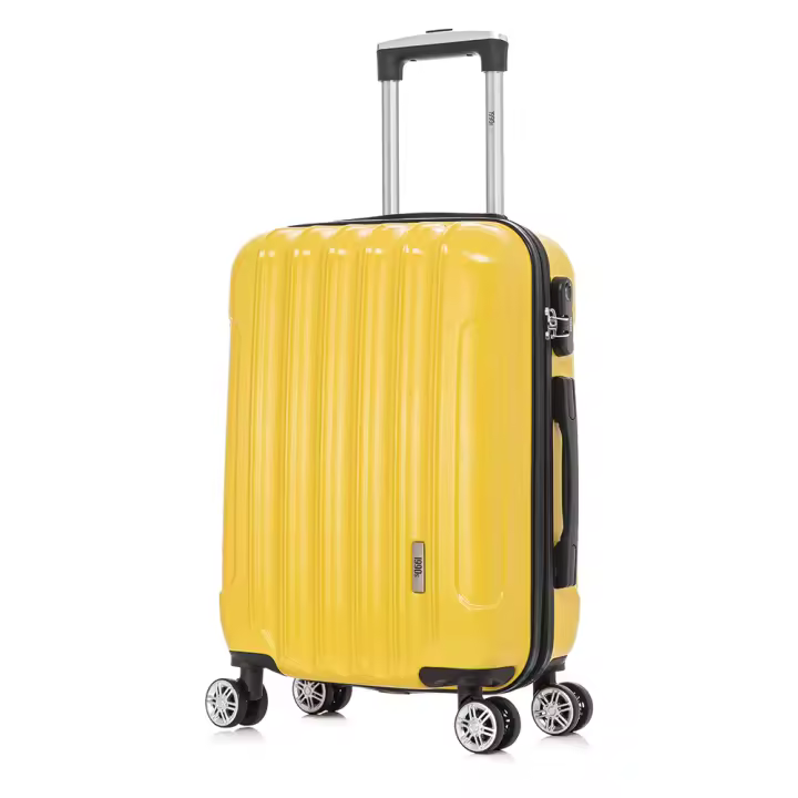 Maleta de Cabina Policarbonato 55x40x20cm (40L) - 20 Pulgadas - Negro/Azul/RosaDorada/Plateada/Rojo/AzulMarino/Amarillo/Menta - 1