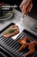 Kit De Accesorios Para Plancha Gianxi Espátula De Acero Inoxidable Para Barbacoa Herramientas De Cocina Para Steaks Fritos - details 2