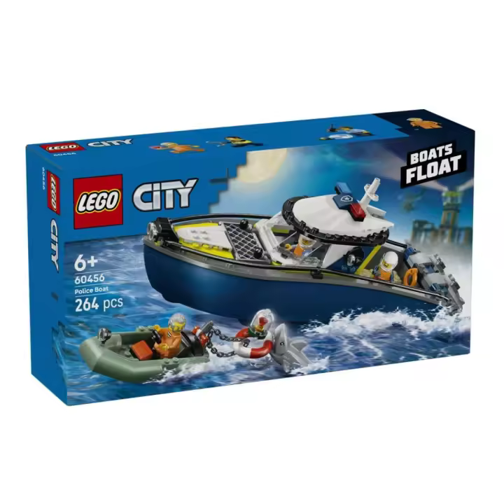 LEGO CITY PERSECUCION EN BARCO DE POLICIA SET 60456 - 1
