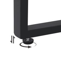 Conjunto de muebles de ratán para jardín de 3 piezas, incluye 2 sillas y 1 mesa de centro, fácil montaje, perfecto para balcón y terraza, disponible en negro y beige, negro y blanco, todo negro - details 32