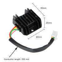 Regularizador De Voltaje Para Motocicleta Estabilizador De Corriente Universal Rectificador De 4 Hilo 4 Pines 12V Para ATV Scooter De 150-250CC - details 6