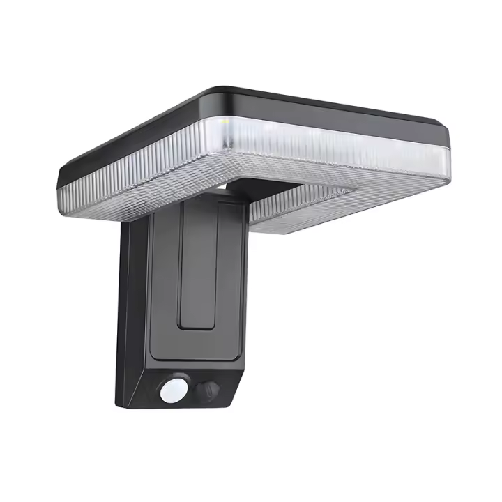 Lámpara De Pared Solar LED Plegable 120° Impermeable Con Sensor De Movimiento 3 Modos Luces De Calle Para Jardín Decoración - 1