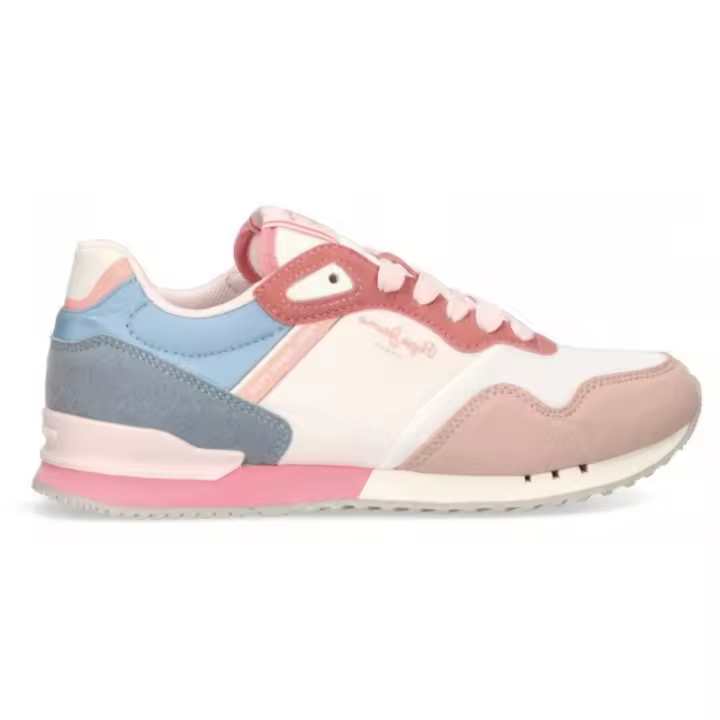 Deportiva moda Pepe jeans para mujer pgs40002 rosa - 1