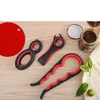 Abrepuertas Multifuncional 6-en-1 Lids Gripper Antideslizante Para Botellas Y Latas Herramienta De Cocina Eco-amigable - details 17
