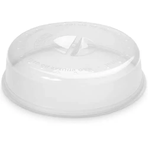 CABLEPELADO Tapa para Microondas con Salida de Vapor, Tapa microondas Libre bpa, Tapadera Calentar Comida, Tapa Protectora para Microondas, Libre de BPA, 24 cm diámetro x 7 cm Altura - 1