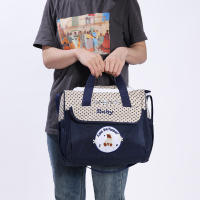 Bolso De Diaper Multifuncional De Un Hombro Con Estampado De Dibujos Animados Ligero Y Portátil Para Mamá Bolsa HOBOS De Medio Tamaño Con Cierre De Cremallera - details 1