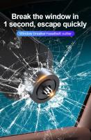 Artículo De Seguridad Para Ventanas De Coche Rescate En Emergencias Con Punta De Fuego Multifuncional Escape En Un Segundo Vidrio Rotura - details 0