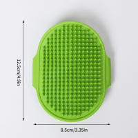Cepillo De Baño Para Perros Y Gatos De Goma Suave Con Guante Adecuado Para Peluquería Y Masaje De Mascotas Suministros De Baño - details 5