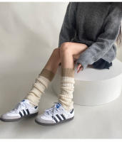 Calentadores De Piernas Lolita Para Mujer Estilo Coreano Otoño Invierno Tejidos a Mano Cubren El Pie Socks JK Y2k Punk Gótico Leggings Boot Cuffs - details 10